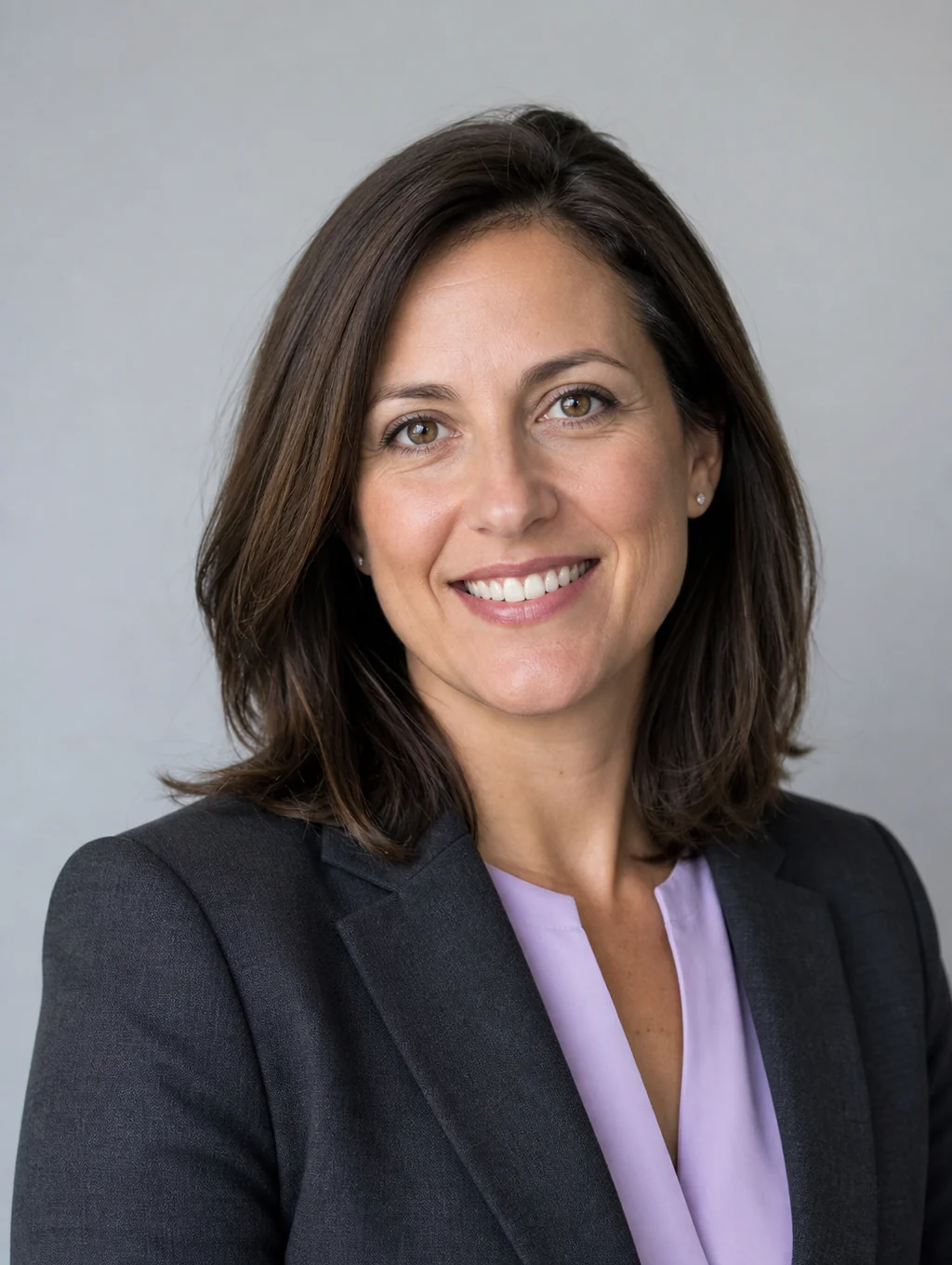 Black and white portrait of Elena Rodriguez, Director